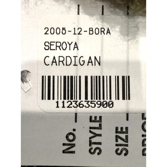 Ser.O.Ya - Bora Boucle Cardigan - Fort Greene - Size XXS - Picture 9 of 11